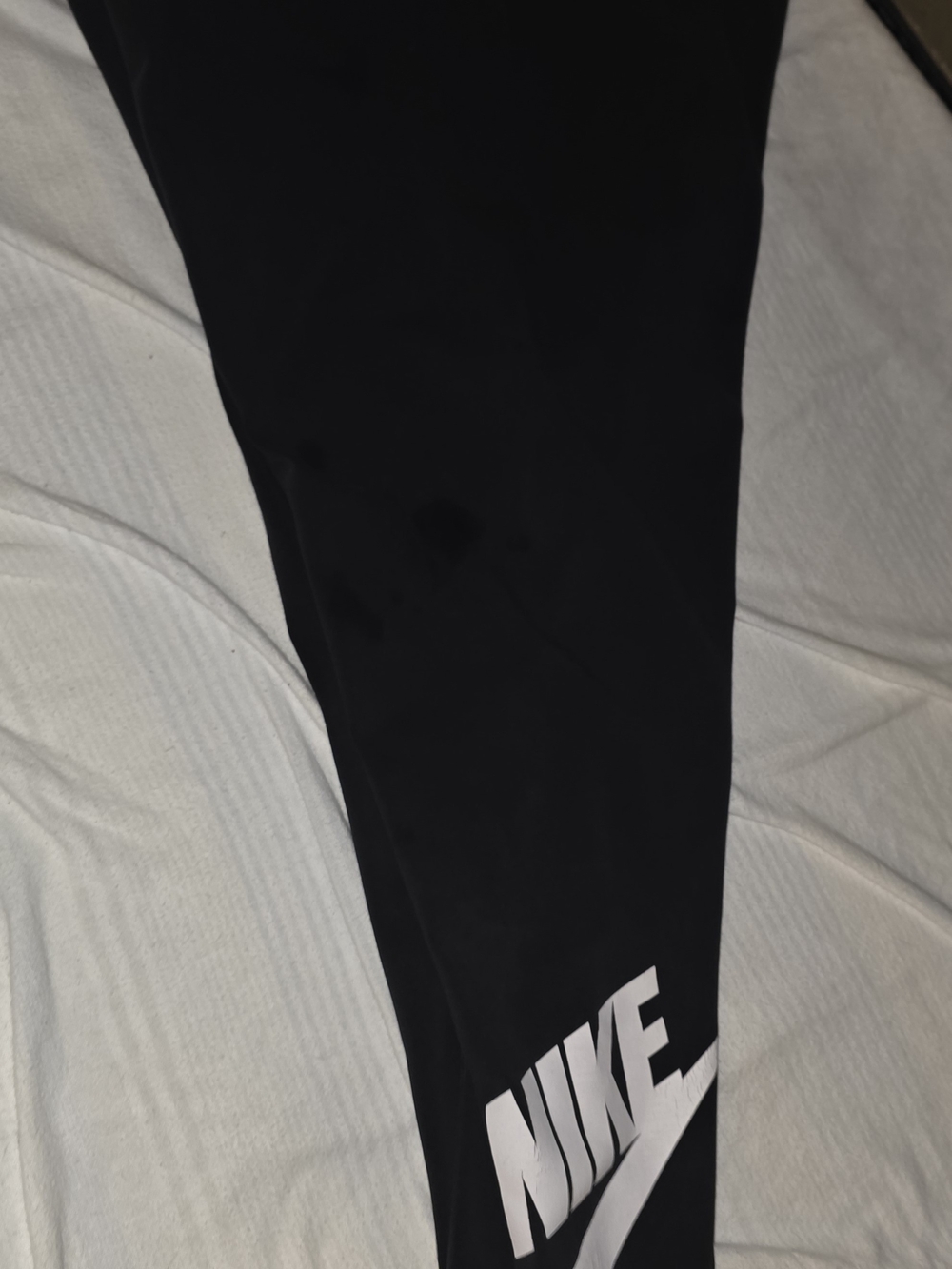 Womens Nike Black Logo Leggings XXL